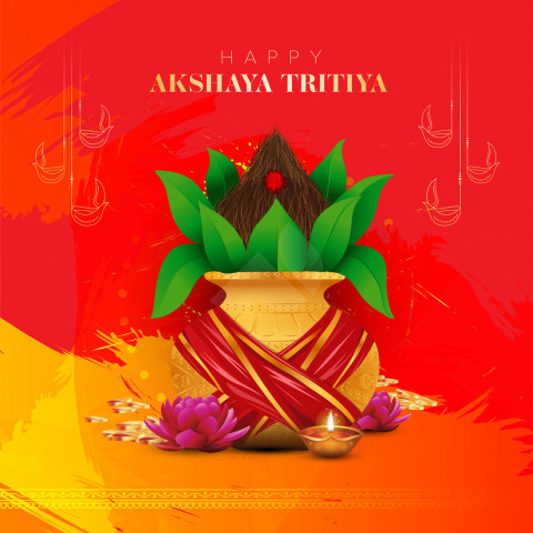 Happy Akshaya Tritiya Wishes Background