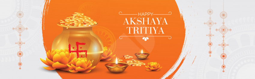 Happy Akshaya Tritiya Header Banner