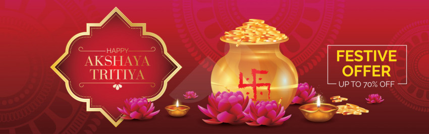Akshaya Tritiya Offer Banner Design Template