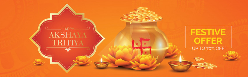 Akshaya Tritiya Offer Banner Design Template