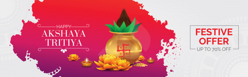 Akshaya Tritiya Offer Banner Design Template