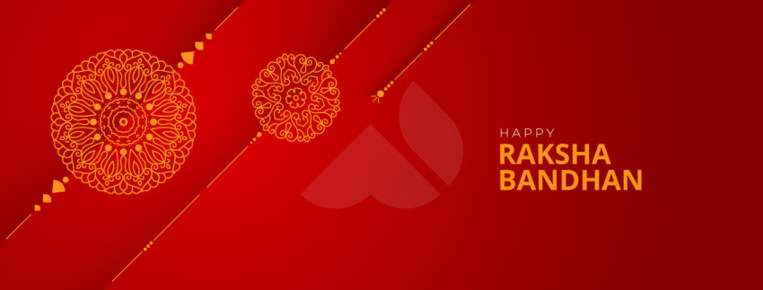 Happy Raksha Bandhan Facebook Cover Banner Template Design