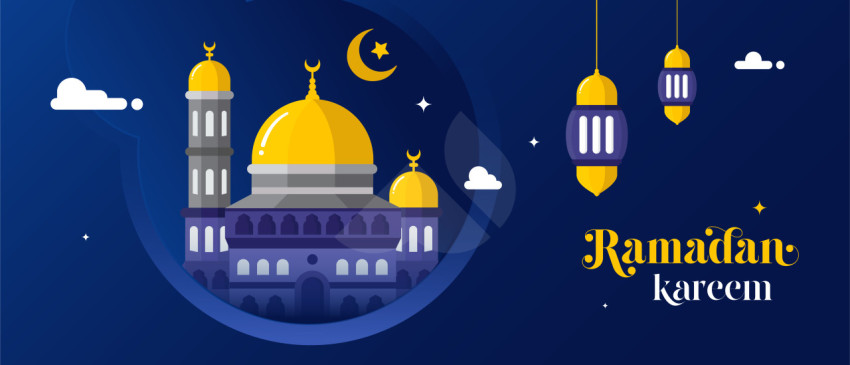 Ramadan Kareem festival season vector banner design template