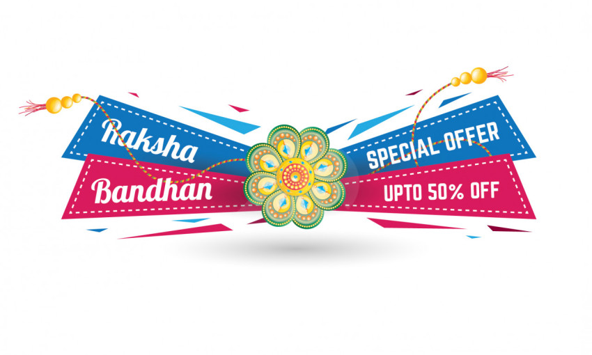 Rakhe Sale Offer Banner Design Template