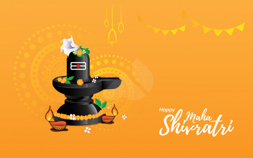 Happy Maha Shivratri Greeting Template