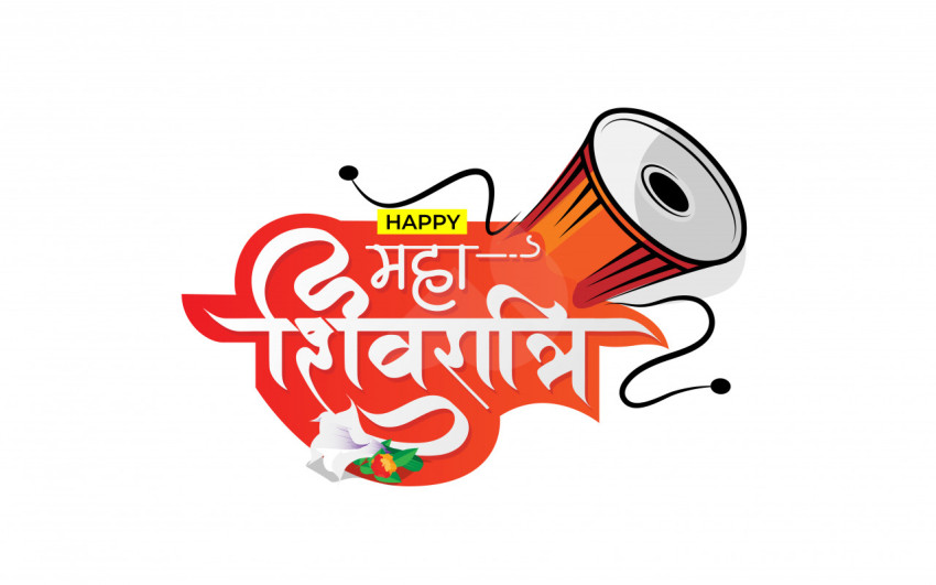 Happy Maha Shivratri Hindi Sticker Template