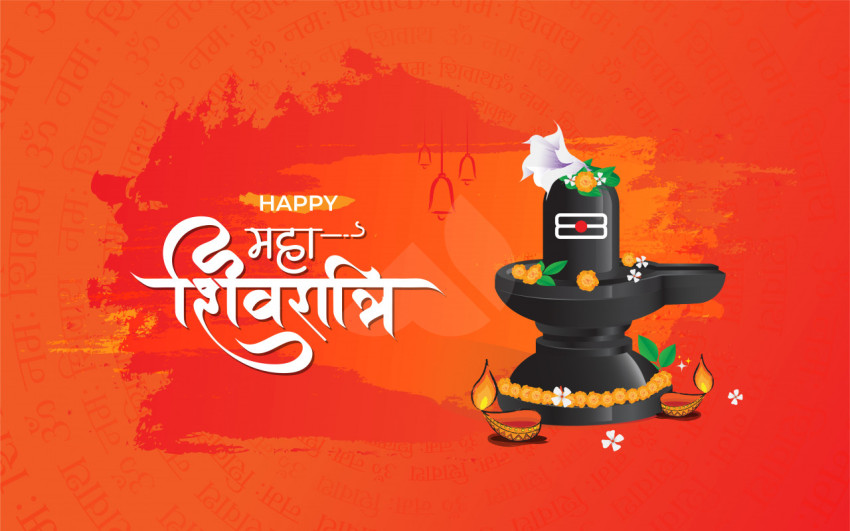 Happy Maha Shivratri Background Template