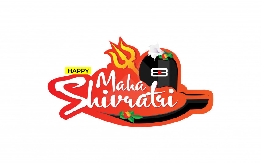 Happy Maha Shivratri Sticker Template