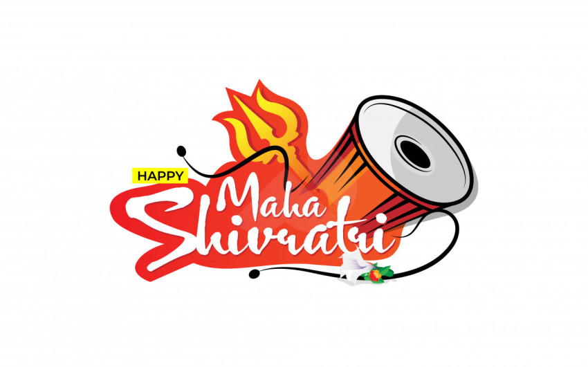 Happy Maha Shivratri Creative Sticker Template