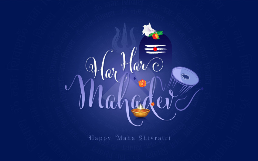 Maha Shivratri Greeting Background