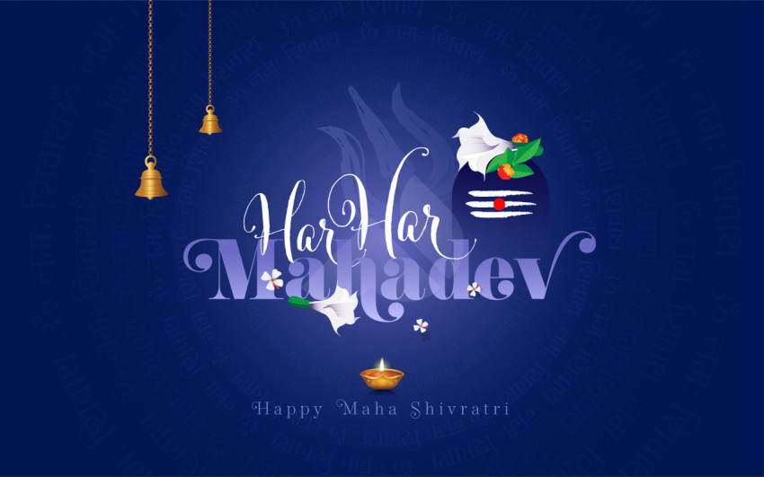 Maha Shivratri Greeting Background