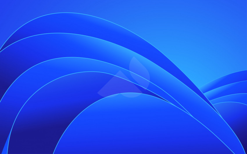 Abstract 3D Blue Background Illustration