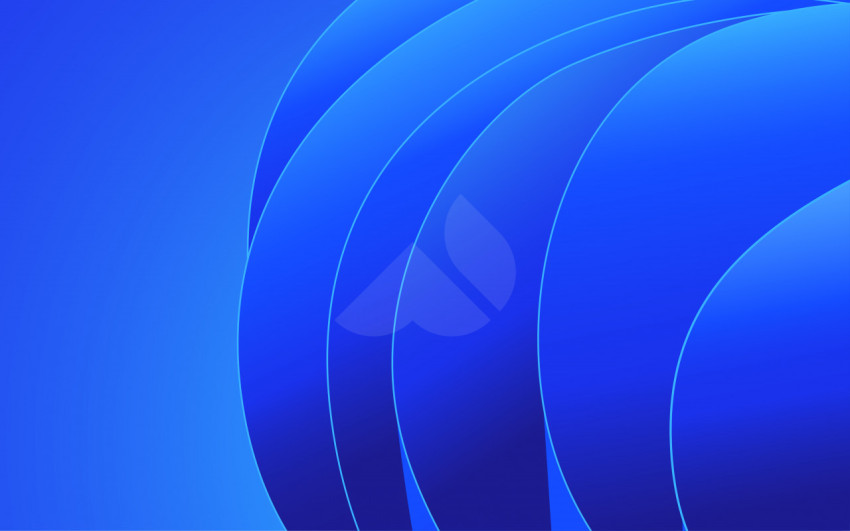 Abstract 3D Blue Background Illustration