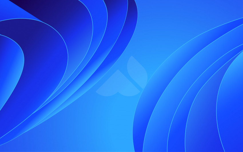 Abstract 3D Blue Background Illustration