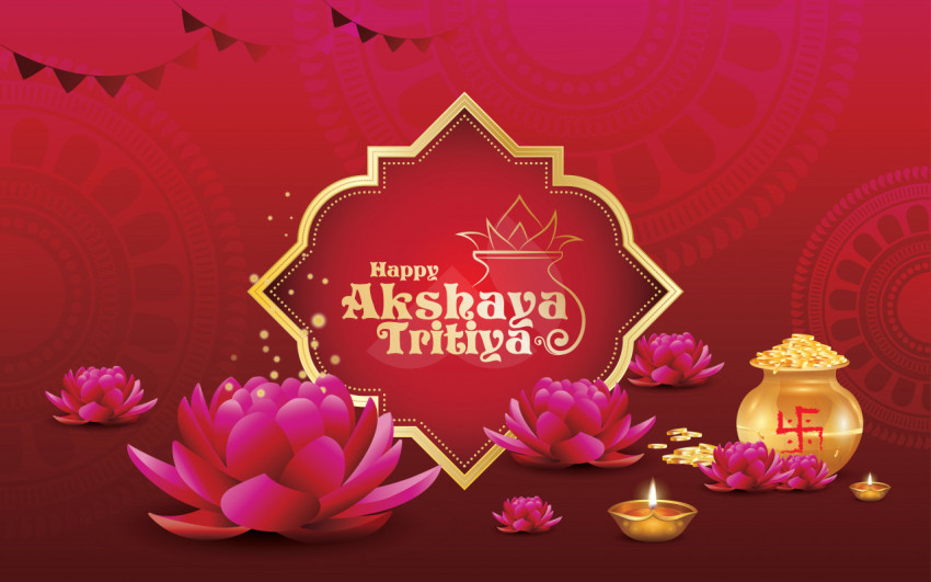 Akshaya Tritiya Greeting Background