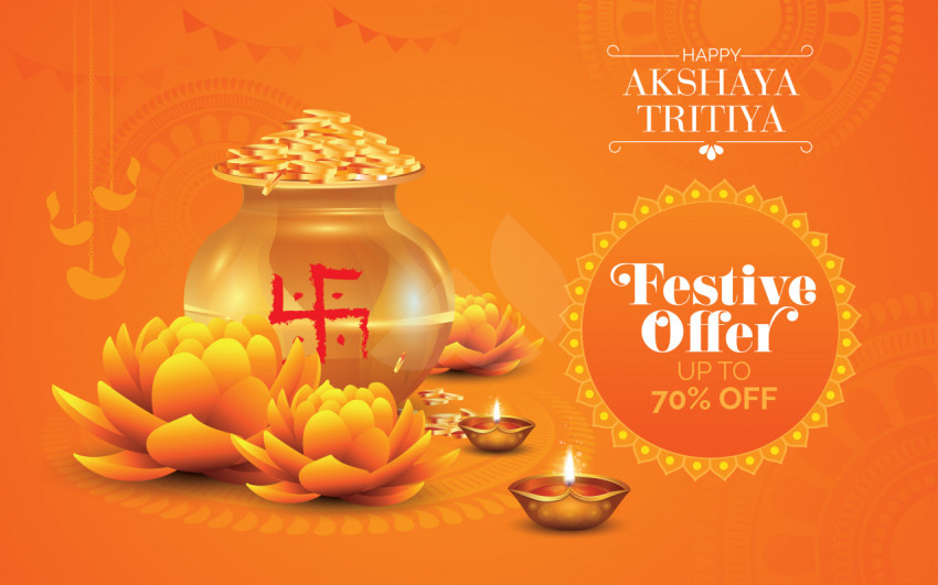 Akshaya Tritiya Festival Offer Background