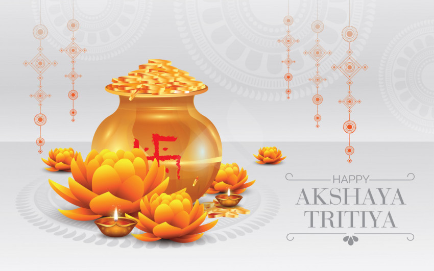 Happy Akshaya Tritiya Wishes Background