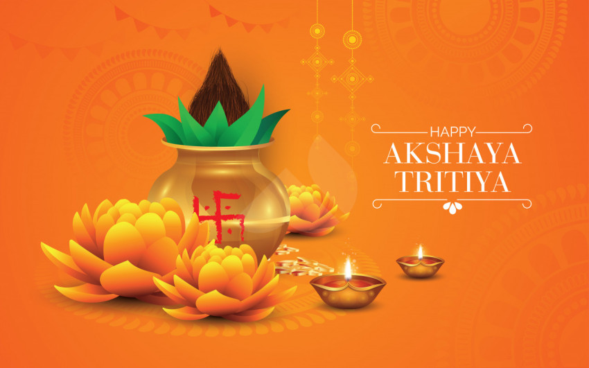 Happy Akshaya Tritiya Wishes Background