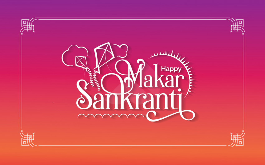 Happy Makar Sankranti Background