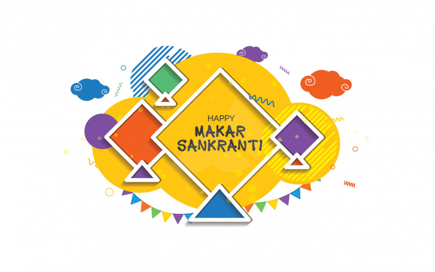 Happy Makar Sankranti Wishes Background
