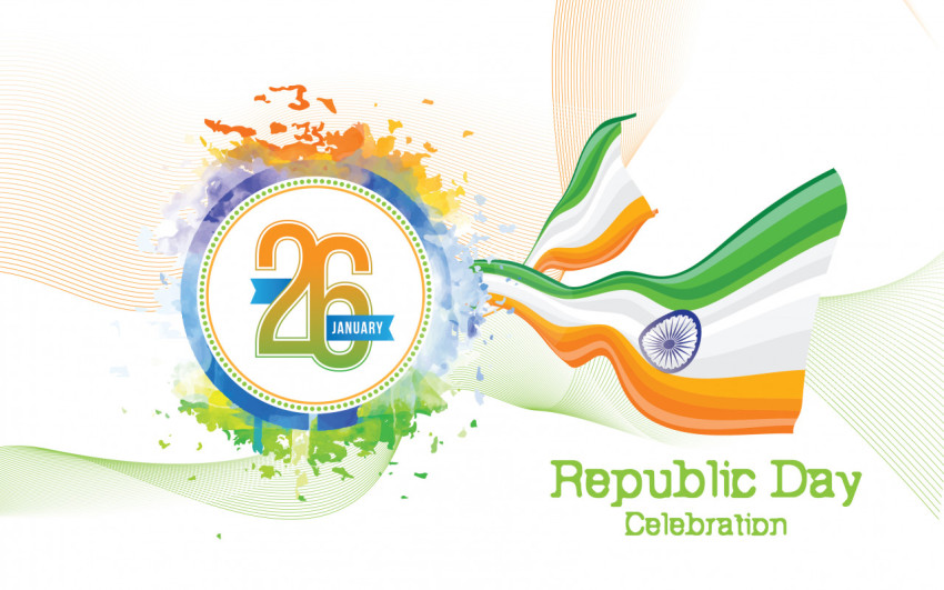 26th January Republic Day Celebration Template Design - Free