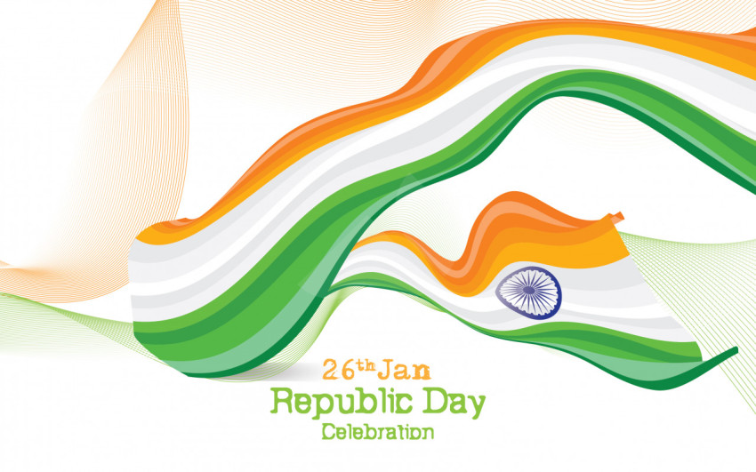 Happy Indian Republic Day Celebration Background - Free