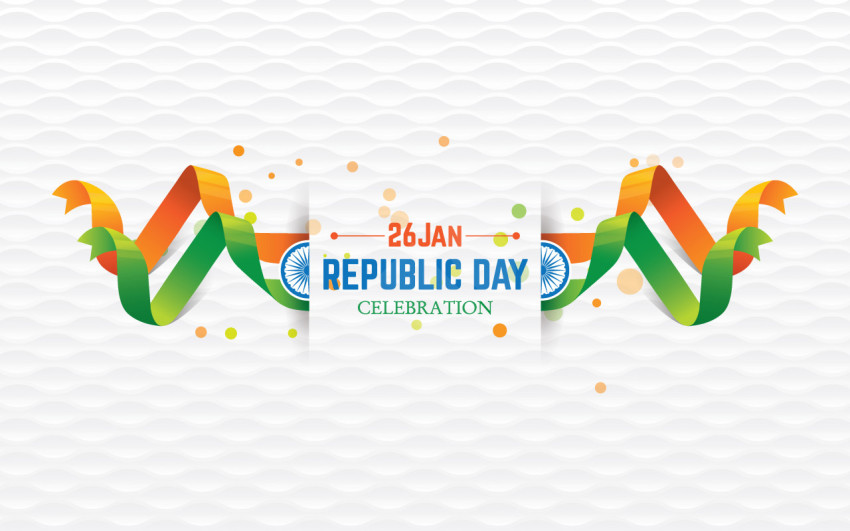 26th January Indian Republic Day Background Design Template