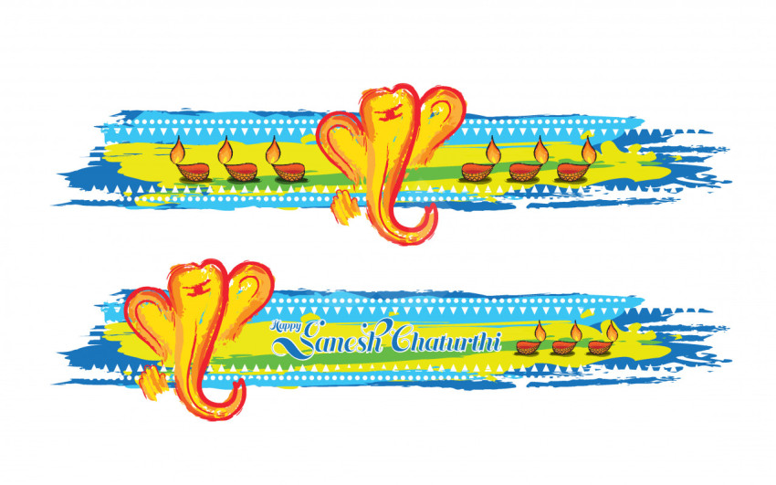 Happy Ganesh Chathurti Banner Template