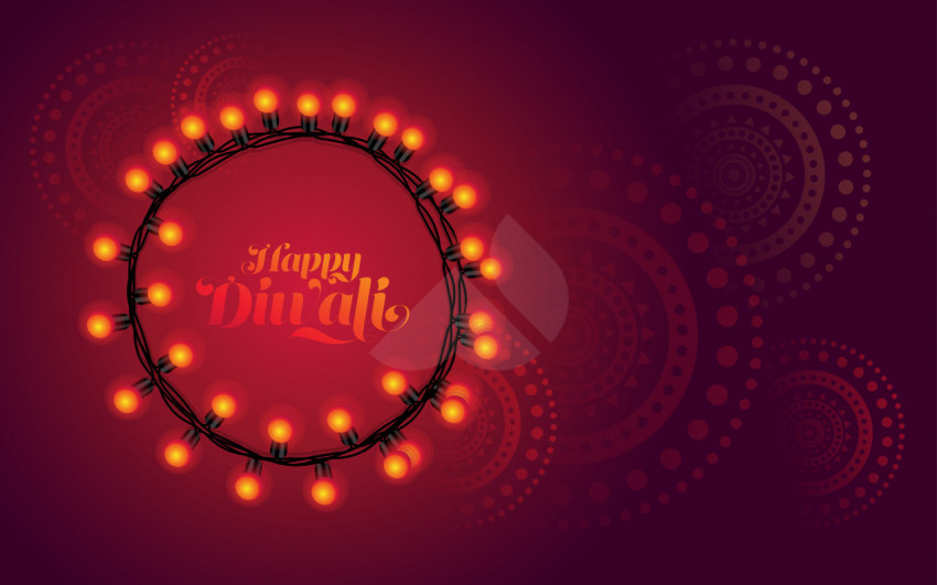 Happy Diwali Festive Background Design Template - Free