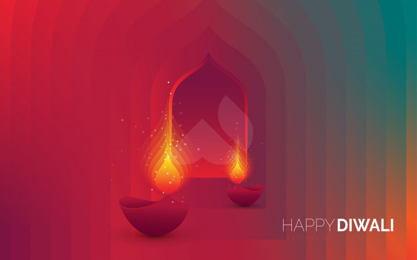 Happy Diwali Background Design Template Vector Illustration