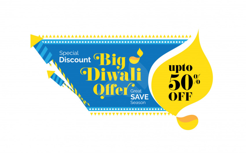 Diwali Big Sale Banner Design Template