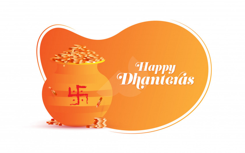 Happy Dhanteras Greeting Templte