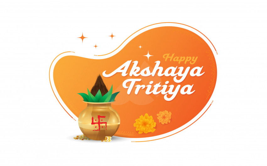 Happy Akshaya Tritiya Wishes Greeting Background