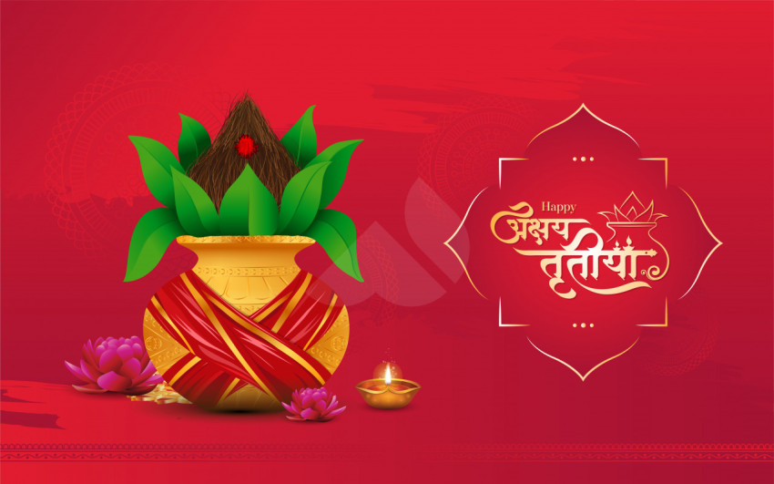 Happy Akshaya Tritiya Wishes Hindi Background
