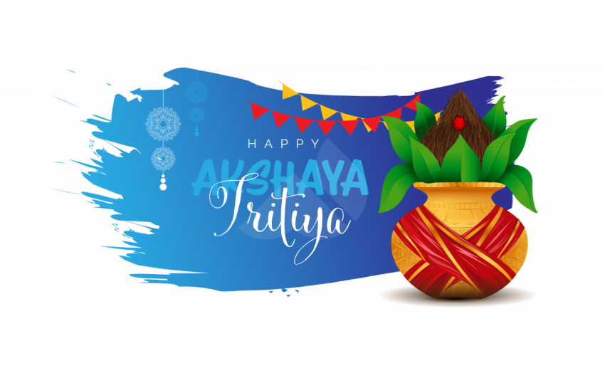 Happy Akshaya Tritiya Wishes Greeting Template