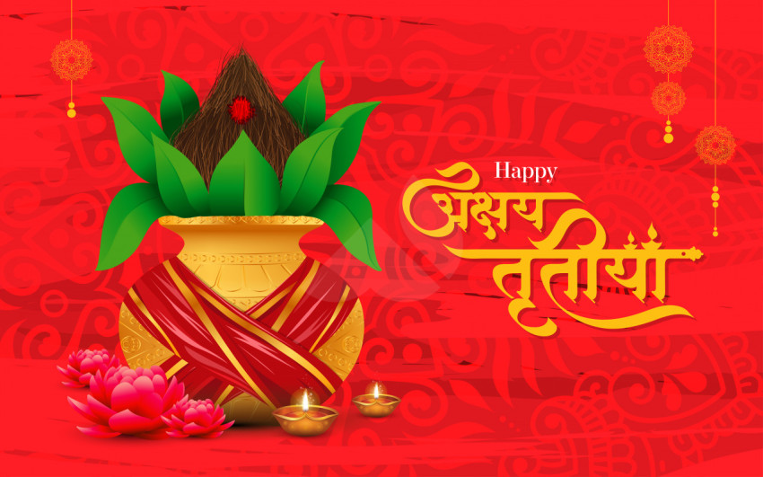 Happy Akshaya Tritiya Wishes Hindi Background