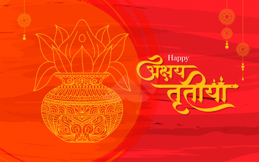 Happy Akshaya Tritiya Wishes Hindi Background