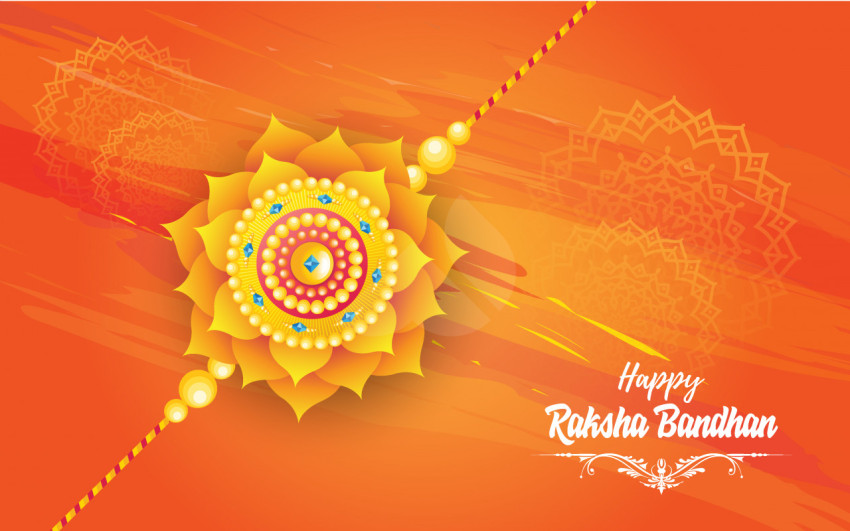 Happy Raksha Bandhan Wishes Background Template