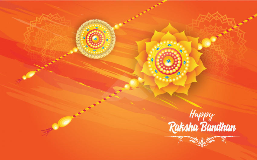 Raksha Bandhan Wishes Background Illustration