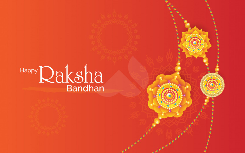 Happy Raksha Bandhan Wishes Greeting Background