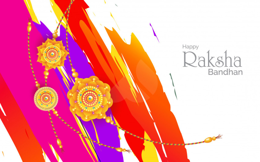Beautiful Raksha Bandhan Wishes Background