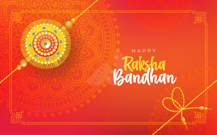 Happy Raksha Bandhan Wishes Greeting Background