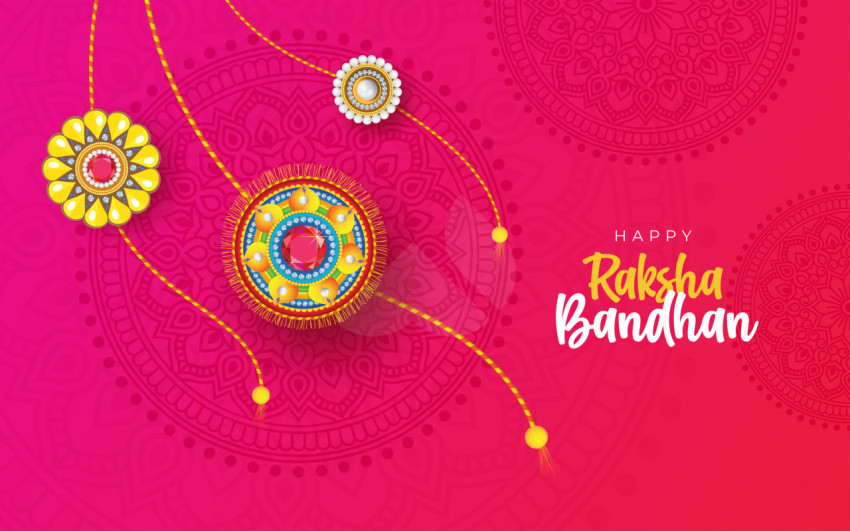 Raksha Bandhan Greeting Background Template