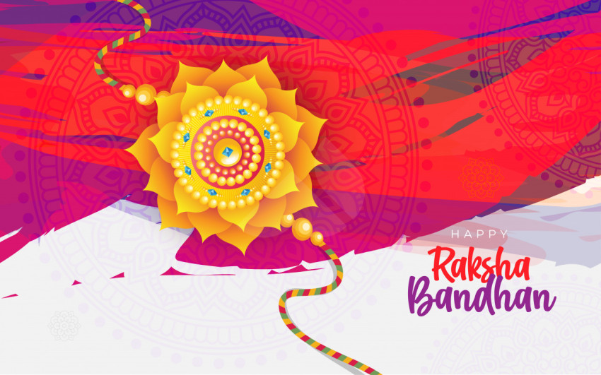 Happy Raksha Bandhan Wishes Background Illustrartion - Photo #970 - Festive  photo - Indian Festival Stock Photos and Vectors