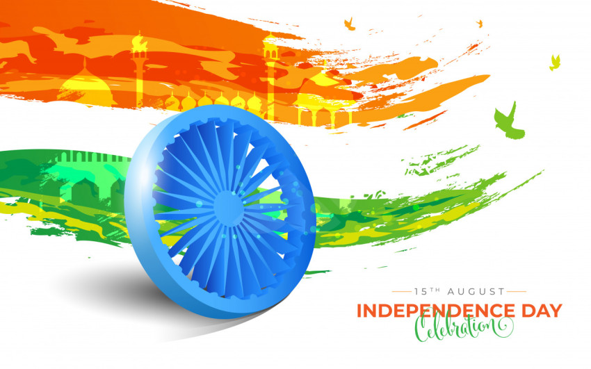 Happy Independence Day Wishes Background