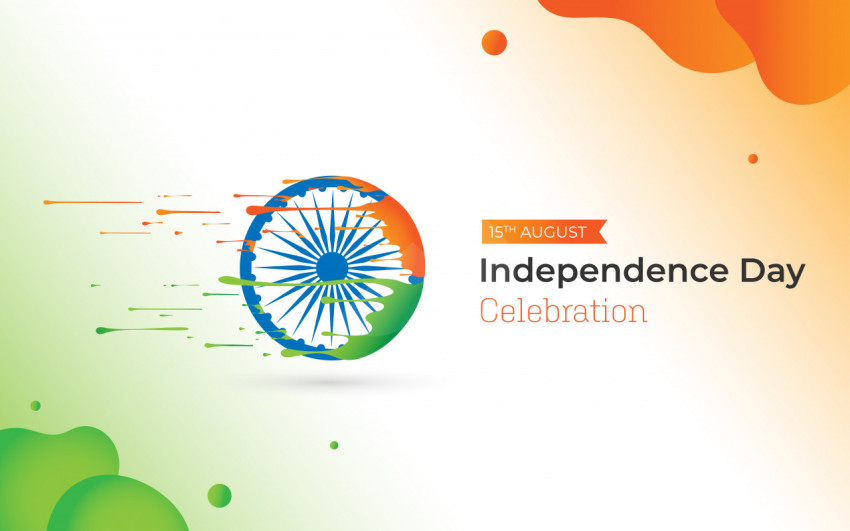 15th August Happy Independence Day Wishes Background