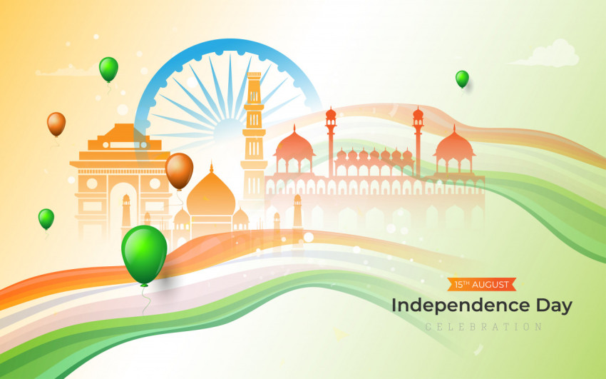 Indian Independence Day Celebration Greeting