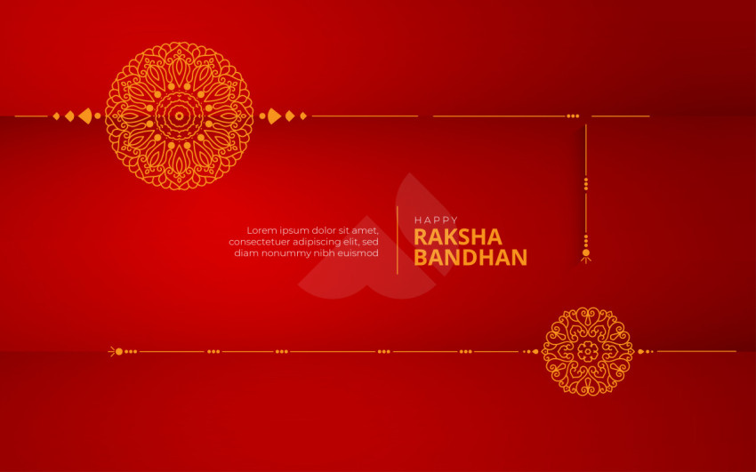 Raksha Bandhan Background Template Design