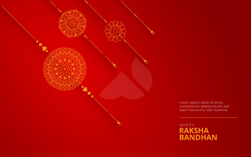 Happy Raksha Bandhan Background Template