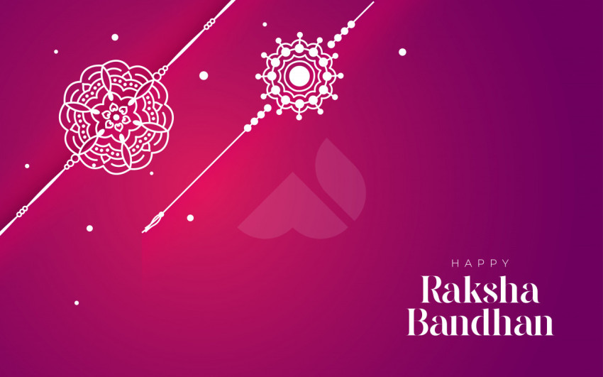 Free Rakhi Festival Wishes Greeting Background Template